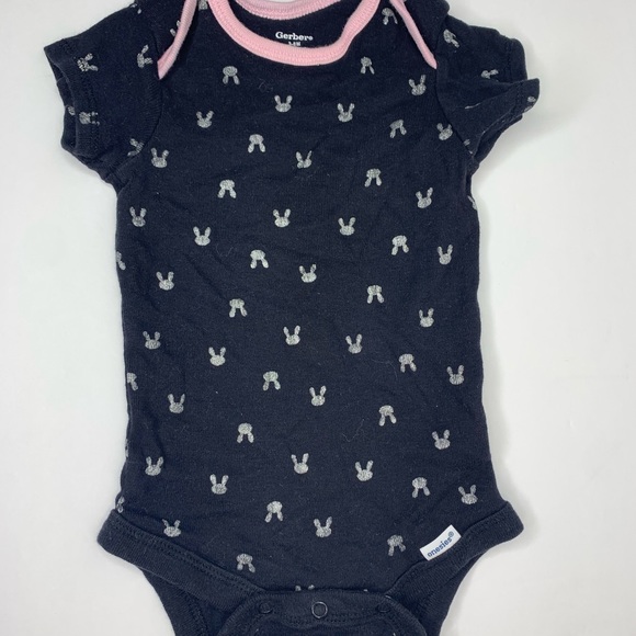 Gerber & Child of mine short sleeve bodysuit set of 9 - Picture 2 of 12